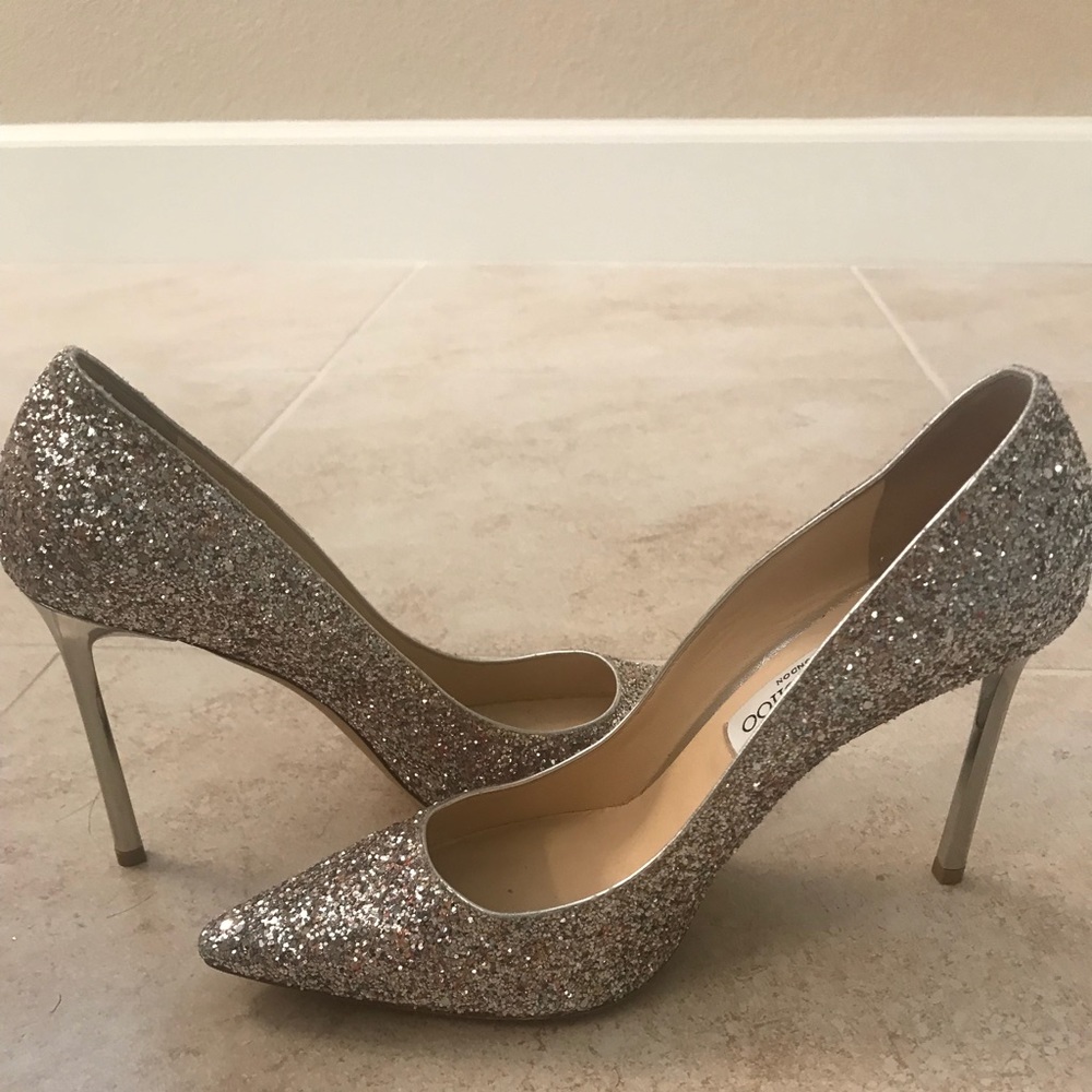 Jimmy Choo Romy 100mm pump, tea rose pink